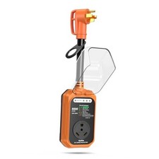RV Surge Protector 50 Amp to 30 Amp Waterproof, RV Circuit 50/30 AMP Orange