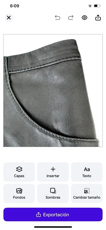 Saia lápis Armani Collezioni preta até o joelho couro de cordeiro 38 - Imagem 2 de 4