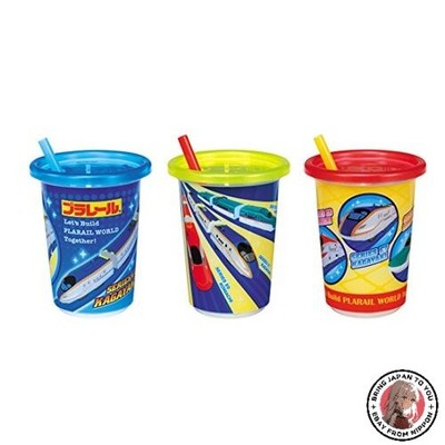 NEU Fun Fun Party Strohhalmbecher Plarail Set