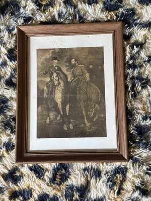 Framed Print General Lee And Jackson The Last Meeting Everett Julio 