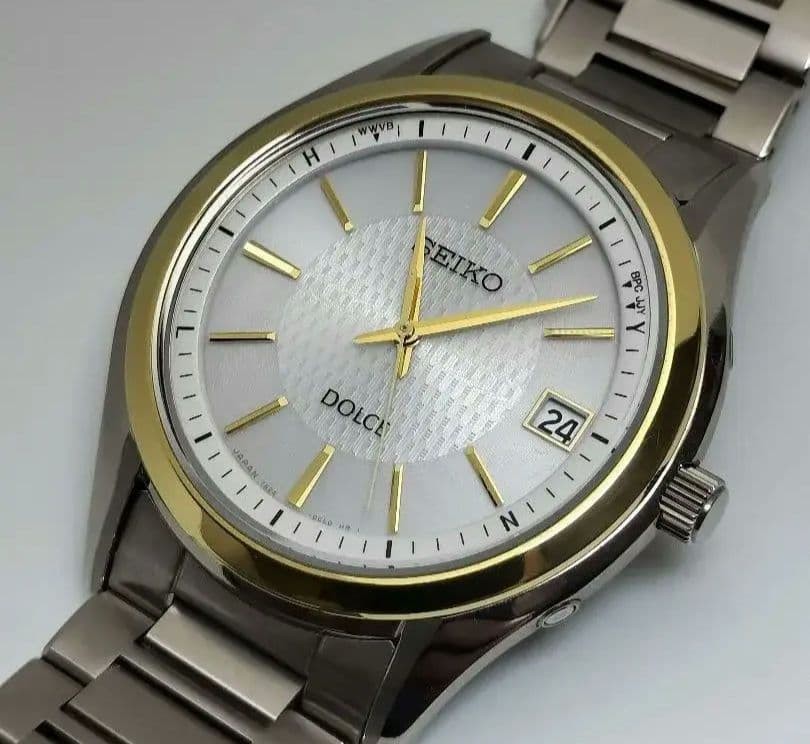 unused Brand radio new, watch Dolce Seiko 7B24-0BM0 solar lightweight titanium - VintageWatches.PK unused Brand radio new, watch Dolce Seiko 7B24-0BM0 solar lightweight titanium - vintagewatches.pk