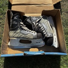 Bauer Ice Skates UK 5.5 - Ice Hockey - Silver Lightning With Old Box