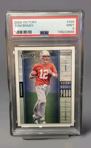 2000 Upper Deck Victory Tom Brady Rookie RC #326 - PSA 9 MINT
