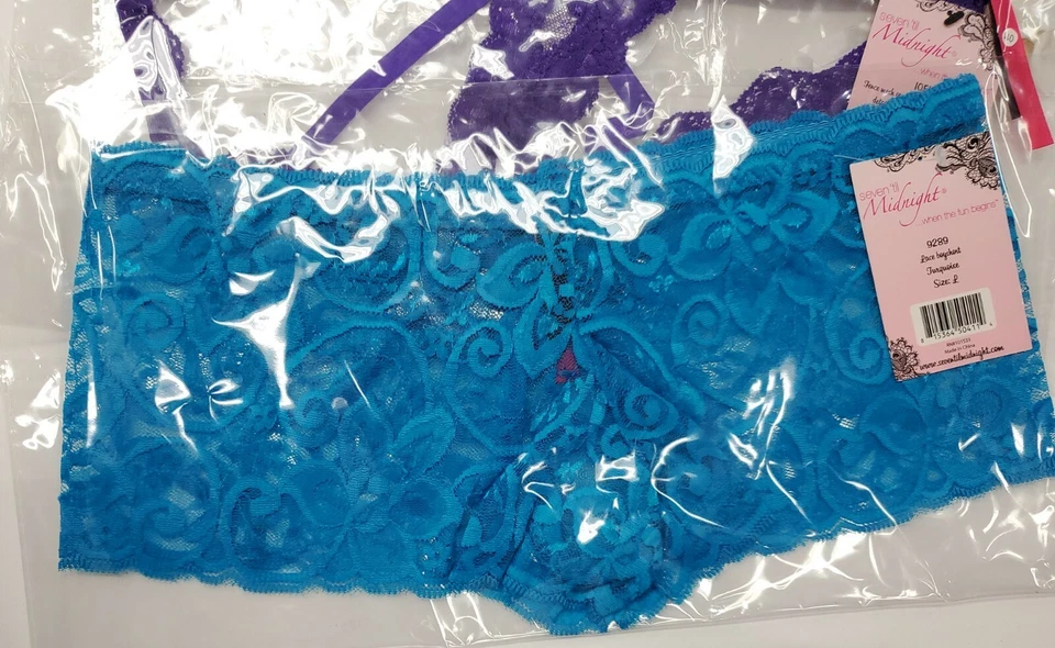 Braguitas de encaje Seven Til Midnight talla grande lote de 5 nuevas Foto 3 de 4