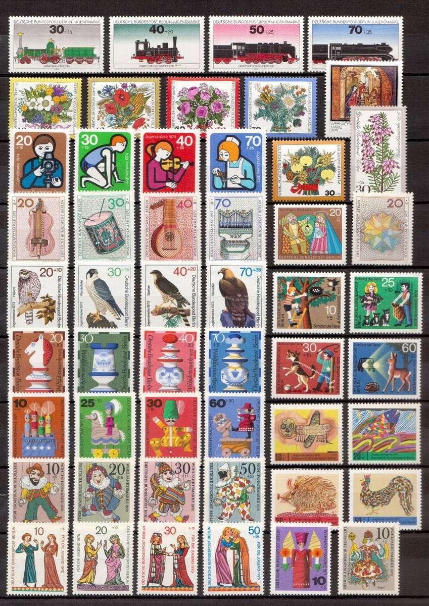 Collections Philatéliques ベルリン 切手 P149) Collection Germany Berlin 86 complete sets/issues MNH