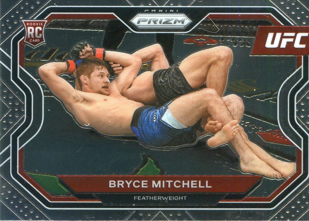 2021 Panini UFC Prizm BRYCE MITCHELL RC ROOKIE MMA Base Card No 144