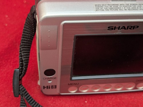 Sharp VL-AD260 Camcorder HI8 SmartMedia, Works great, See Video, No Battery - Picture 10 of 21