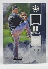 2018 Panini Diamond Kings DK Materials Holo Silver 56/99 Dillon Peters Free S&H