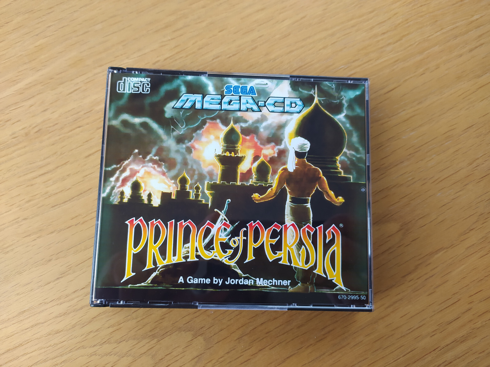 Prince of Persia repro Sega Mega-CD PAL Boîtier + Disque Mega CD