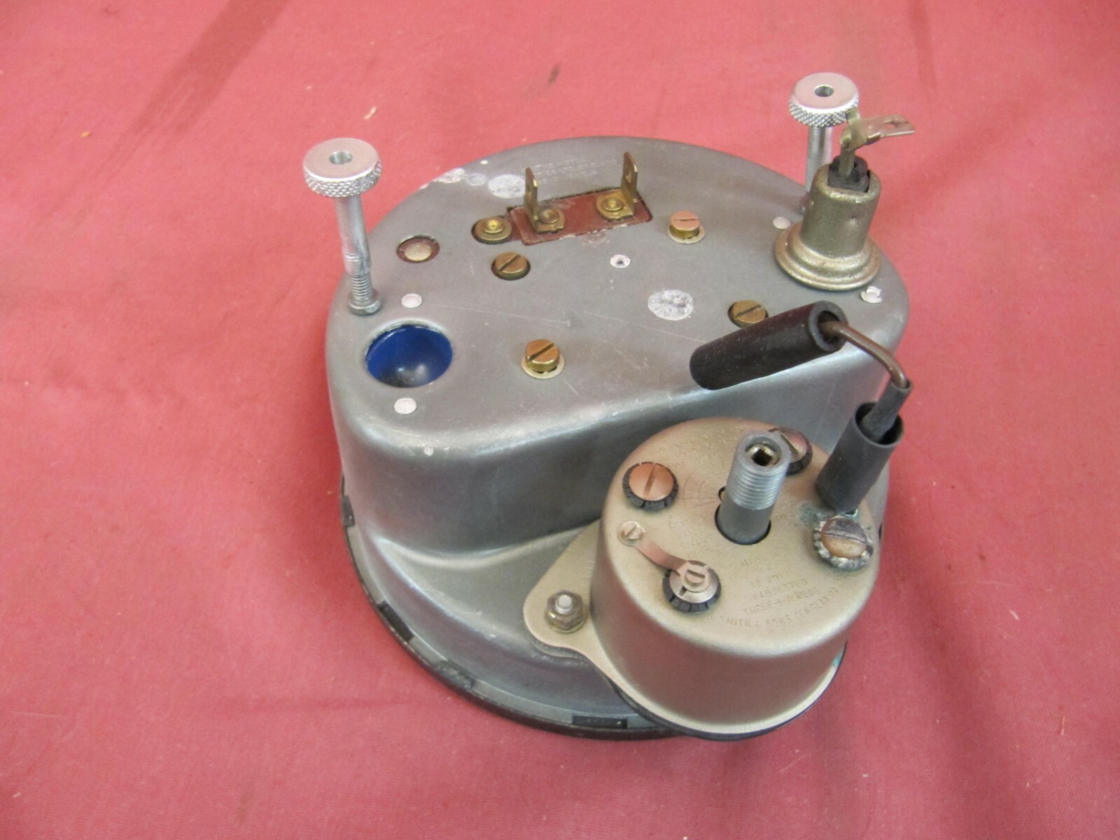 Smiths Jaguar Series 1 XKE Early Tachometer Revcounter with Clock