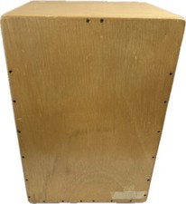 Wood Cajon Percussion Drum Box Jam Music Snare Bass Acoustic WORKS Unbranded EUC