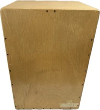 Wood Cajon Percussion Drum Box Jam Music Snare Bass Acoustic WORKS Unbranded EUC