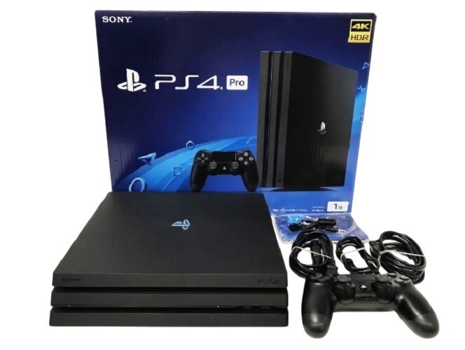 PS4 CUH-7100B 1TB Pro Jet Black Box Sony PlayStation 4 Used PS4 CUH-7100B 1TB Pro Jet Black Box Sony PlayStation 4 Used