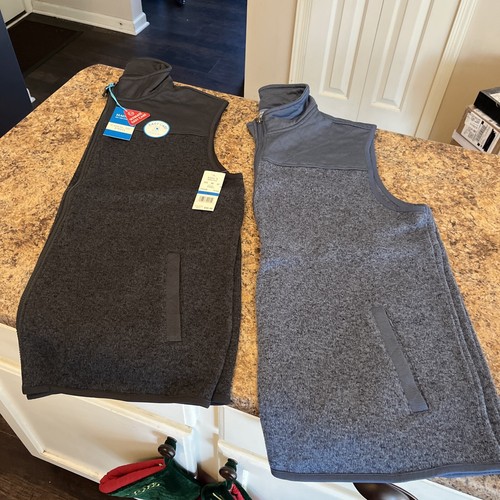 2 New Haggar Cool 18 Pro Mens Sleeveless Vest Jackets 👀 Size XL Reg $55 Each - 第 1/10 張圖片