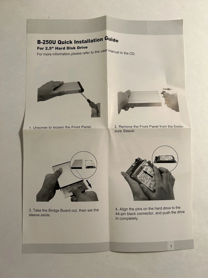 High Speed USB 2.0 Mobile External Storage Enclosure 2.5" HDD Macally B250u NIB - Image 4 of 4