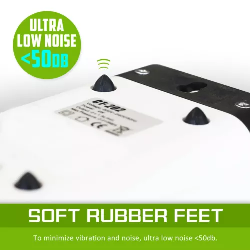 Aquarium Oxygen Pump Aqua Fish Tank Pond Air Bubble Disk Stone Aerator 2 Outlets - Picture 8 of 18