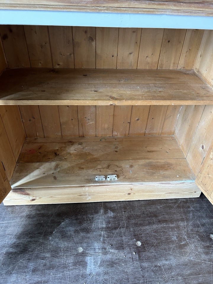 Vintage Pine Storage Cupboard eBay