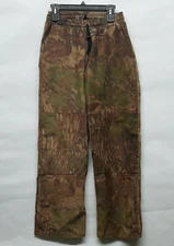 Cabelas Dry Plus Pants USA Made Hunting Gear Mens Medium M Real Tree Camo Vtg