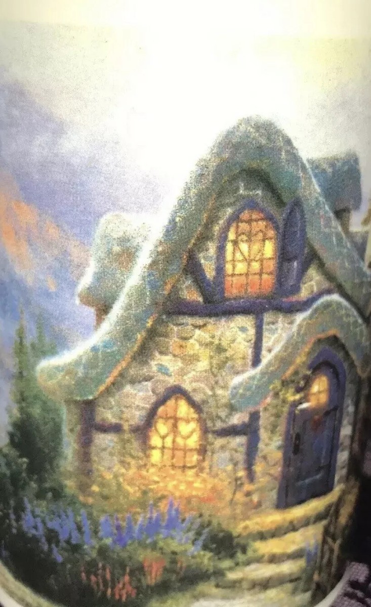 2004 Thomas Kinkade Stone Cottage Coffee Tea Mug Painter of 2004 Thomas Kinkade Stone Cottage Coffee Tea Mug Painter of