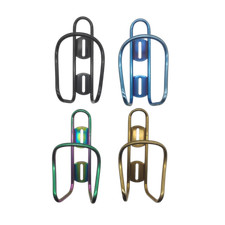 Black Blue Gold Titanium Ultra Light Water Bottle Cage With Free M5 Ti Bolts