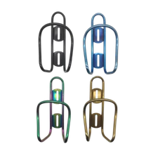 Black Blue Gold Titanium Ultra Light Water Bottle Cage With Free M5 Ti Bolts