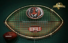 Cincinnatti Bengals Pro Football Art-Man Cave & Sports Bar Art Valentine's Day 