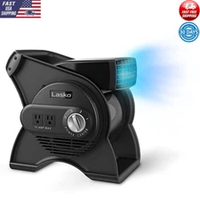 12" Blower Fan Portable 289 CFM 3-Speed 120V Home & Job Site Black New