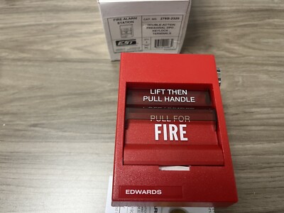 EST FIRE ALARM STATION 278B-2320 DOUBLE ACTION PRESIGNAL DPO, KEYLOCK, TERMINALS