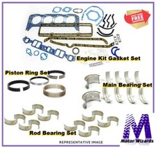 Mercruiser Chevy Gm 350 5.7 Marine Engine Rebuild Kit Rodmain Brgs Rev Rot 2pc