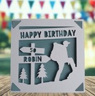 Hiking Personalised Birthday Card, Birthday Card for Walker or Hiker