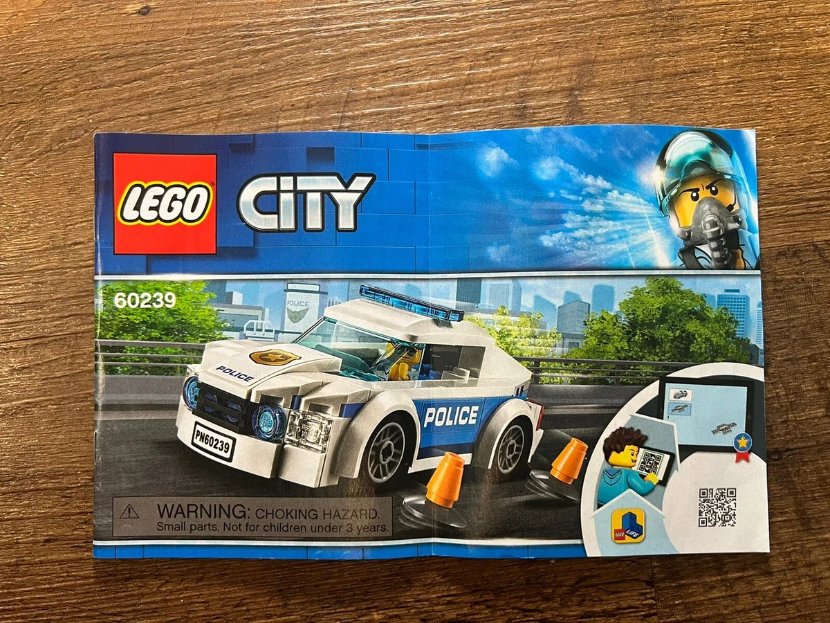 Lego police car instructions 60239 sales