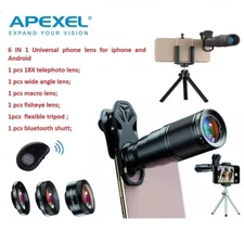 APEXEL Professional macro Phone Camera Lens Zoom Telephoto Lens for Smartphone