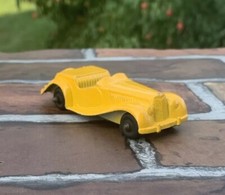 3 Tootsie Toy - 1954 Mg Tf Roadster - Chicago Usa - Mustard Yellow- Vg