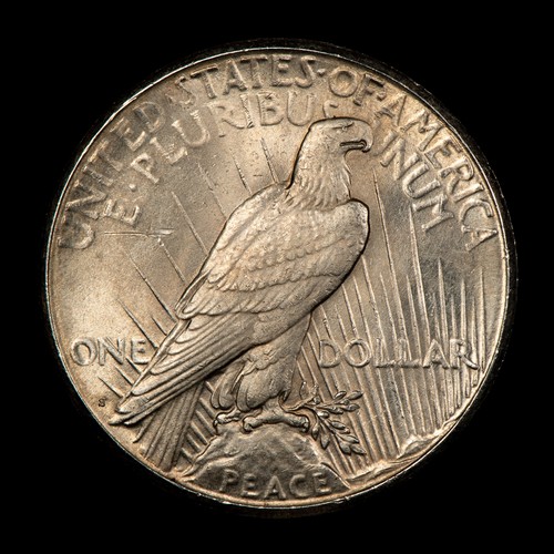 1924-S $1 Silver Peace Dollar - UNC Semi Key Date - SKU-D5574 - Picture 4 of 4
