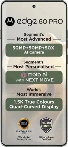 MOTOROLA Edge 60 Pro 5G Unlocked 12GB 256GB-Pantone Shadow. “NO TARIFFS IN USA” - 第 2/17 張圖片