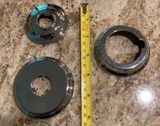 Lot of 3 Moen chrome trim parts - all new