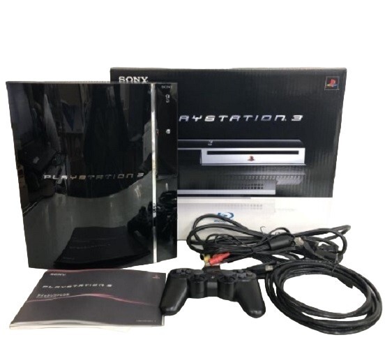 品多く PS3 System Tested Set 60GB CECHA00 Console 3 Playstation PS3本体