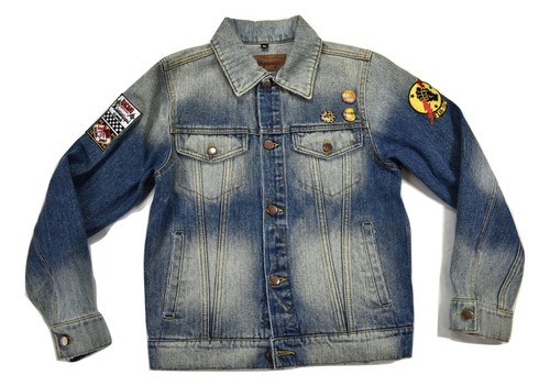 Dragonfly Boys Pearl Jam & Rollins Band Concert Poster Denim Jacket New M - Picture 2 of 2