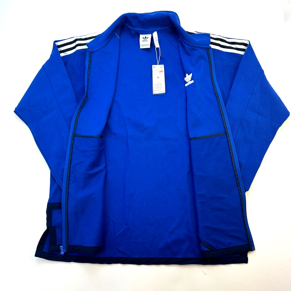 トップス 00s adidas track jacket velor size S Vtg Y2K Adidas Originals x Vespa white & gray zip-up track jacket