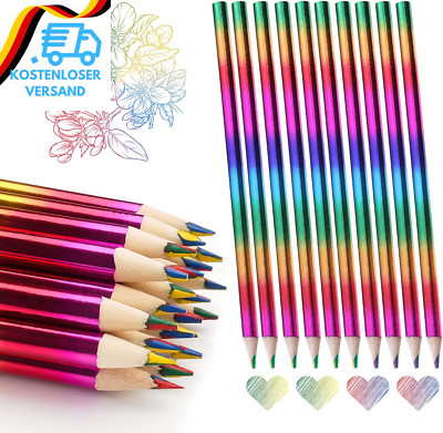 Ailvor Regenbogenstift, 30 Stück Regenbogenstifte Kinder, 4 in 1 Regenbogenfarbe