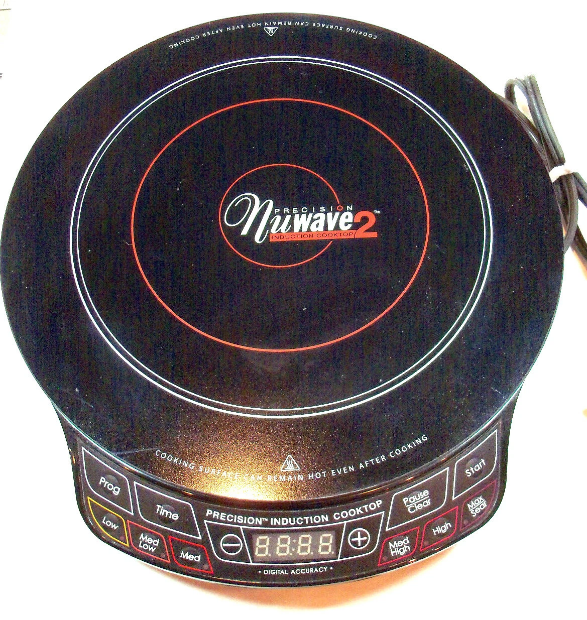 Nuwave 2 Precision Portable Induction Cooktop Model 30151 AQ Tested
