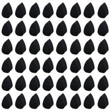 Bowitzki Face Painting Sponges petal Sponges Black Sponges for Paint Art Workers