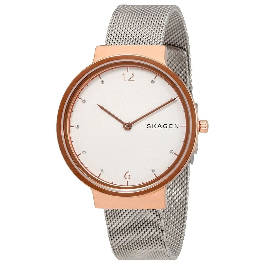 Banda de plata Skagen Ancher Relojes de pulsera
