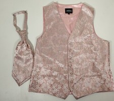 Slaters Mens Wedding Waist Coat  Cravat Size XXL