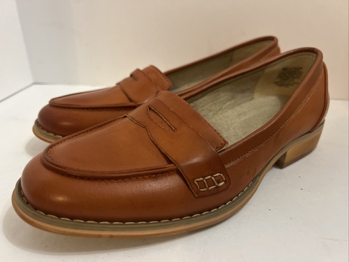 Wanted Women’s Shoes Size 7.5 Slip On Loafer Campus 1” Heel Brown