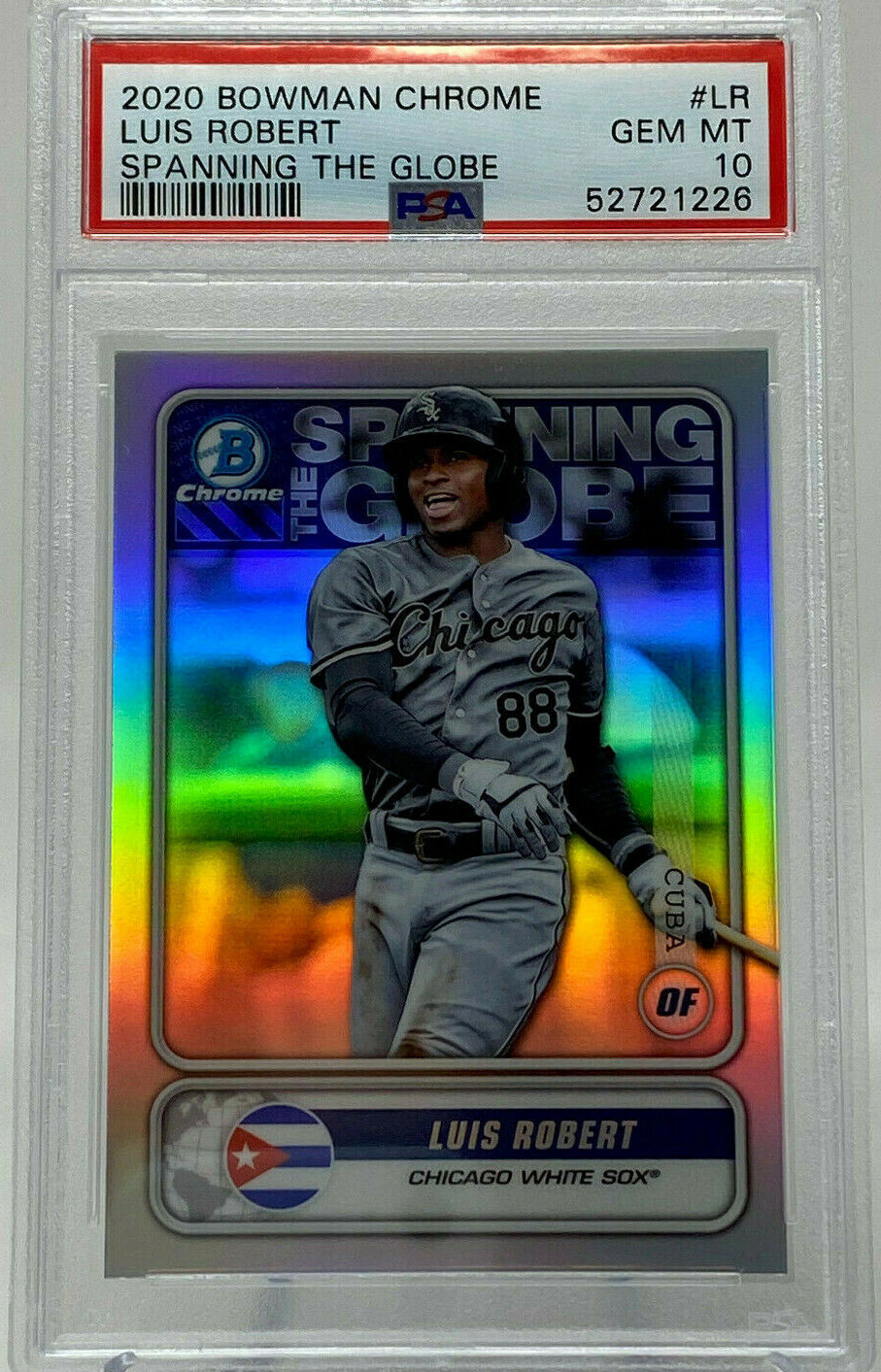 2020 Bowman Chrome Luis Robert ROOKIE CARD - PSA 10