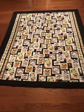 ED HARDEY TATTOOS QUILT HANDMADE 60 by 73 READ