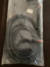 New, black Bullwhip Braided leather for livestock 