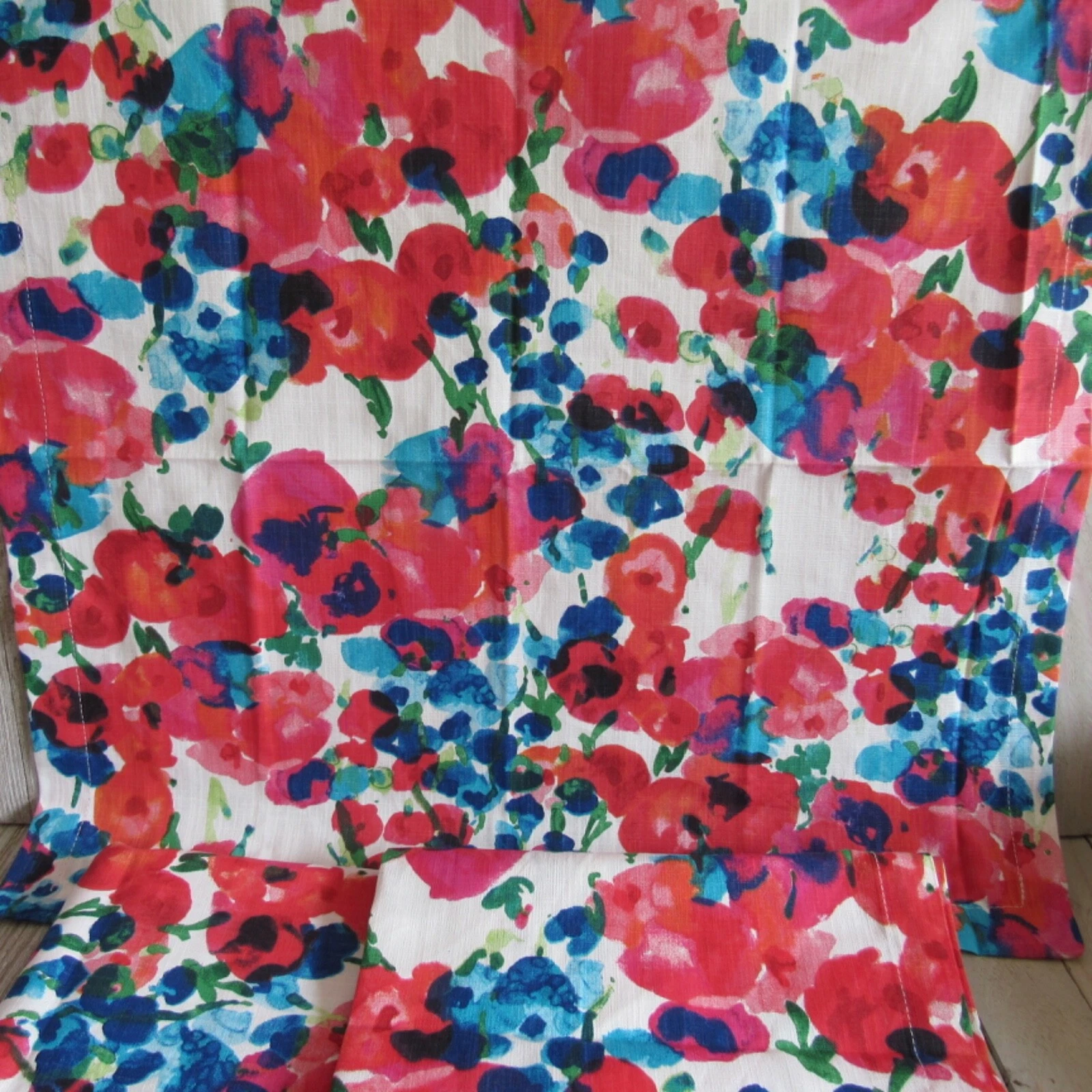 Kate Spade Tovaglioli di Panno Floreale Lotto di 3 Zero Rifiuti