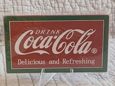 Vintage Delicious Refreshing Coke Coca Cola Refrigerator Magnet Advertisement